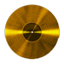 Gold Colored Record